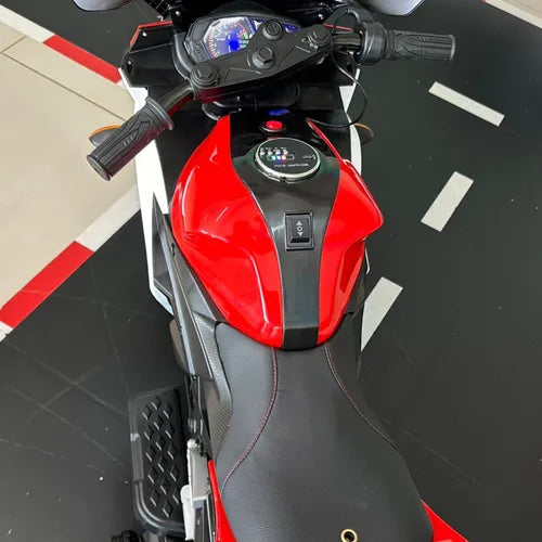 Moto Elétrica Infantil - Pneu De Borracha - Luz De Led Mp3 - Imagem 4