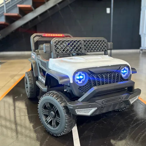 Jeep Elétrico Infantil Utv - Com Controle Remoto - Branco