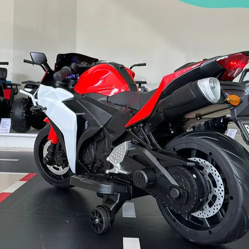 Moto Elétrica Infantil - Pneu De Borracha - Luz De Led Mp3 - Imagem 5