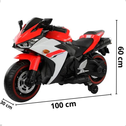 Moto Elétrica Infantil - Pneu De Borracha - Luz De Led Mp3 - Imagem 7